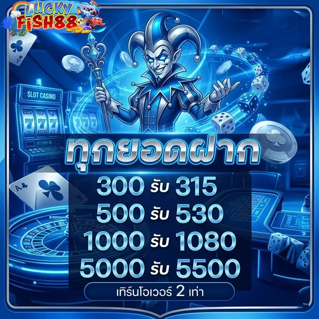 Luckyfish88 ทุกยอดฝาก